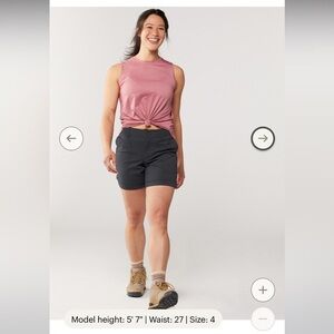 NWT REI Sahara Bermuda Short Women Sz 16 Black